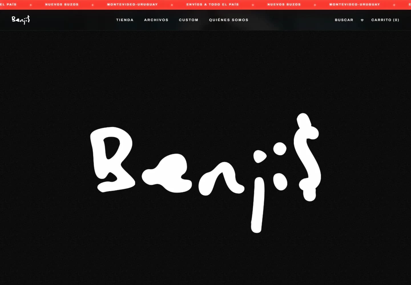 Web de Benji$, ecommerce desarrollado por PIXO